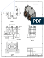 Top View: Drawn Checked QA MFG Approved DWG No Title