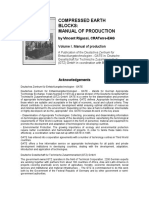 Compressed Earth Block - Manual of Production - 2
