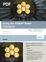 Using The FEMAP Beam Calculator: Patrick Kriengsiri