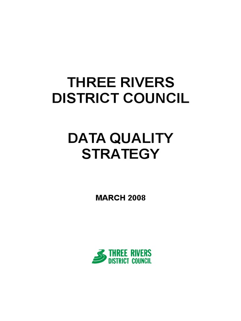 Data Quality Strategy Overview | PDF | Data Quality | Audit