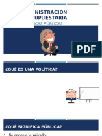 Administración Presupuestaria - Políticas Públicas1 1