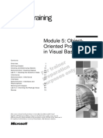 Vb.net - Module 5 Object-Oriented Programming in Visual Basi