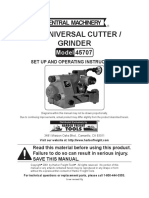 3/4" Universal Cutter / Grinder: Model