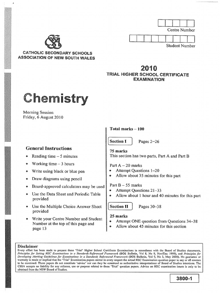 CSSA 2010 Chem Trial Paper PDF