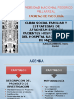 Clima Social Familiar y Estrategias de Afrontamiento en Pacientes Hospitalizados Del Hospital Nacional Dos de Mayo