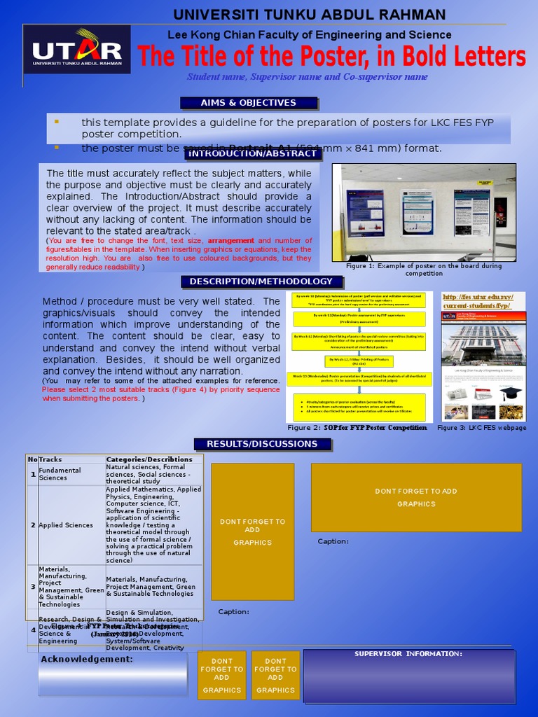 FYP Poster Competition Template 1 v2 | Abstract (Summary) | Science