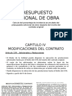 Presupuesto Adicional de Obra