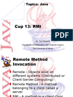 Cup 13: RMI: Special Topics: Java