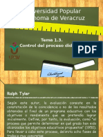 1.3. Control Del Proceso Didáctico