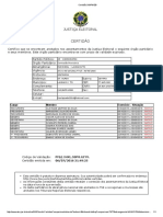 Certidão: Justiça Eleitoral