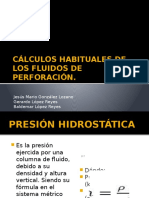 Cálculos Habituales de Los Fluidos de Perforación