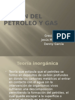 Origen Del Petróleo y Gas