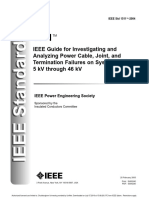 IEEE Guide For Investigating and Analyzing Power Cable, Joint, and Termination Failures On Systems Rated 5 KV Through 46 KV