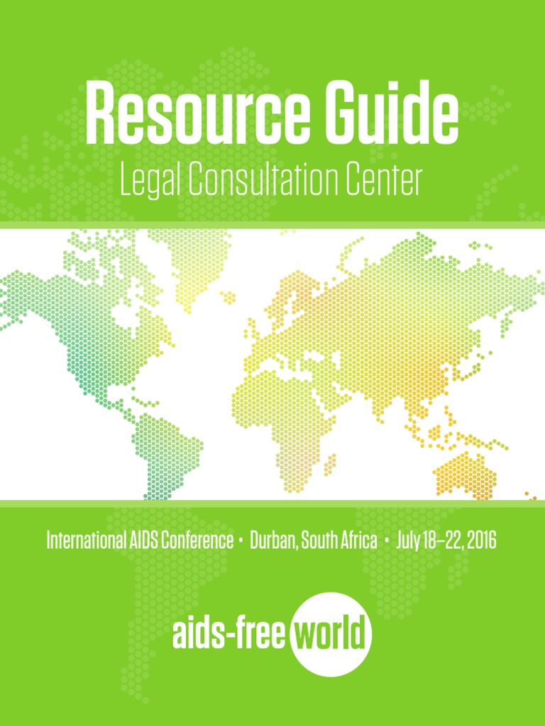 Aids Free World S Legal Consultation Center Resource Guide Pdf