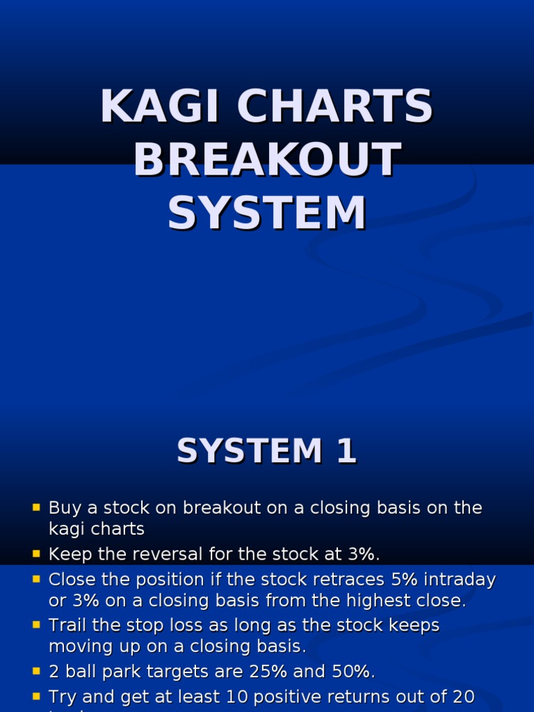 Kagi Chart Trading Strategies Explained | PDF | Day Trading | Stocks