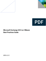 Exchange 2013 on VMware Best Practices Guide