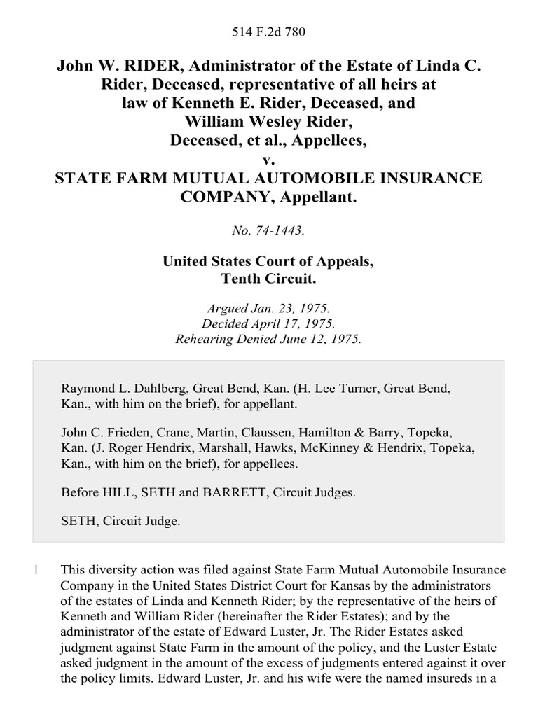 United States Court of Appeals, Tenth Circuit | PDF | Insurance ...