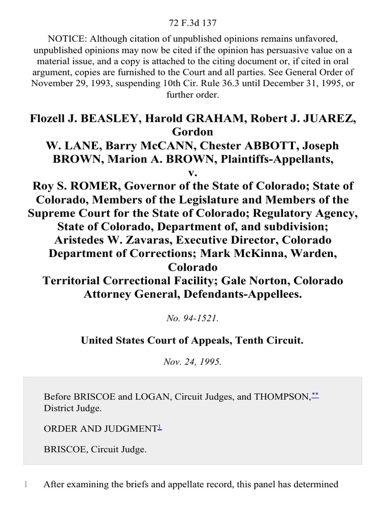 United States Court of Appeals, Tenth Circuit | PDF | United States ...