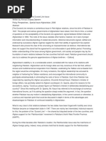 Durand Line Issue