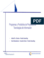 Microsoft PowerPoint - Programas y Portafolios de Proyectos de IT PORT09