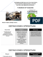 Peru Calendario de Vacunacion Navarro Tejada Santiago