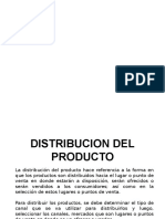 Distribucion de Producto
