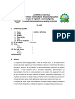 Silabo Calculo Integral - Ing. Agroindustral