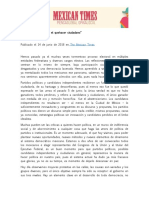 Repensar la política y el quehacer ciudadano