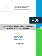 Plan Estratégico Nacional Para La Prevención y Control de Quemaduras 2014-2019