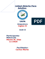 Ingles III. Unit 0.