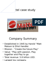Mattel Case Study