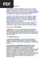 trabalho de educação fisica