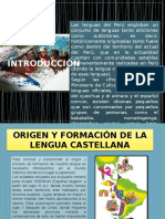 Diapositivas Origen y Evolución de La Lengua en El Perú
