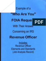  Who Are You-Revenue Officer, Form #09.060