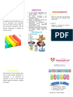 Triptico Plastilina Casera