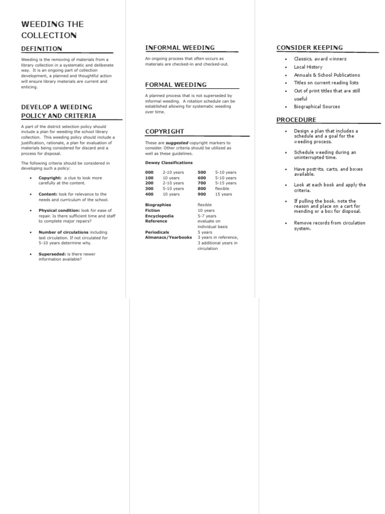 Weeding Brochure2 | PDF | Business