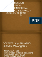 Contaminación Atmosferica, Tratamiento Legal Nacional, Regional