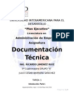 Características e Importancia de La Buena Documentación Técnica
