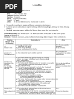 Plan de Lectie Unit 7 Advanced