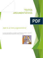 Textos Argumentativos