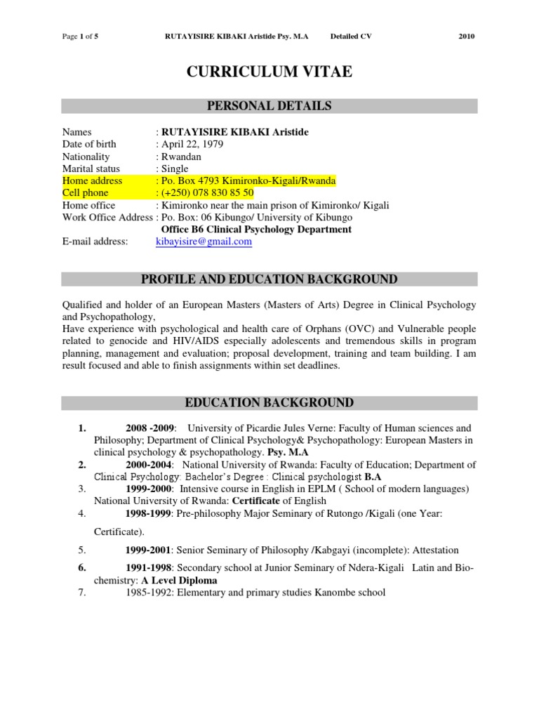 Rwandan curriculum vitae 07 picture