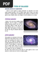 Types of Galaxies