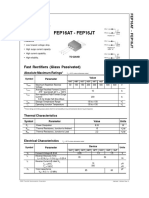 Fep16At - Fep16Jt: Fast Rectifiers (Glass Passivated)