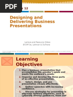 Download Chapter 13 Designing and Delivering Business Presentations 1 by Jignasa Vankar SN317777693 doc pdf