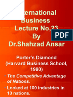 International Business Lecture No, 23 by DR - Shahzad Ansar