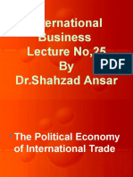 International Business Lecture No, 25 by DR - Shahzad Ansar