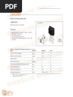 Application: Silicon N Channel MOS FET