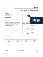 Obsolete Product(s) - Obsolete Product(s) : Low Voltage PNP Power Transistor