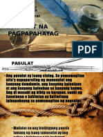 Pasulat Na Pagpapahayag