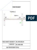 Slab Reinforcement: T10 @180mm C/C